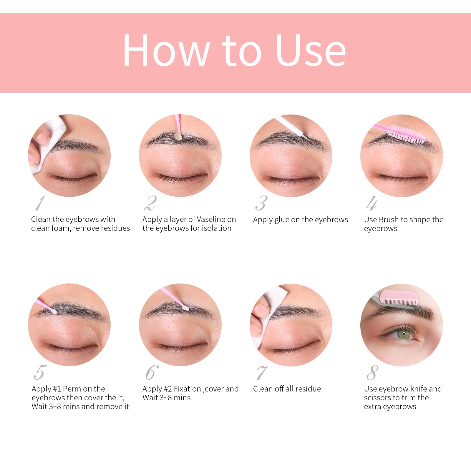 ICONSIGN Brow Lamination Kit – Professional Semi-Permanent Eyebrow Lift for Fuller Brows