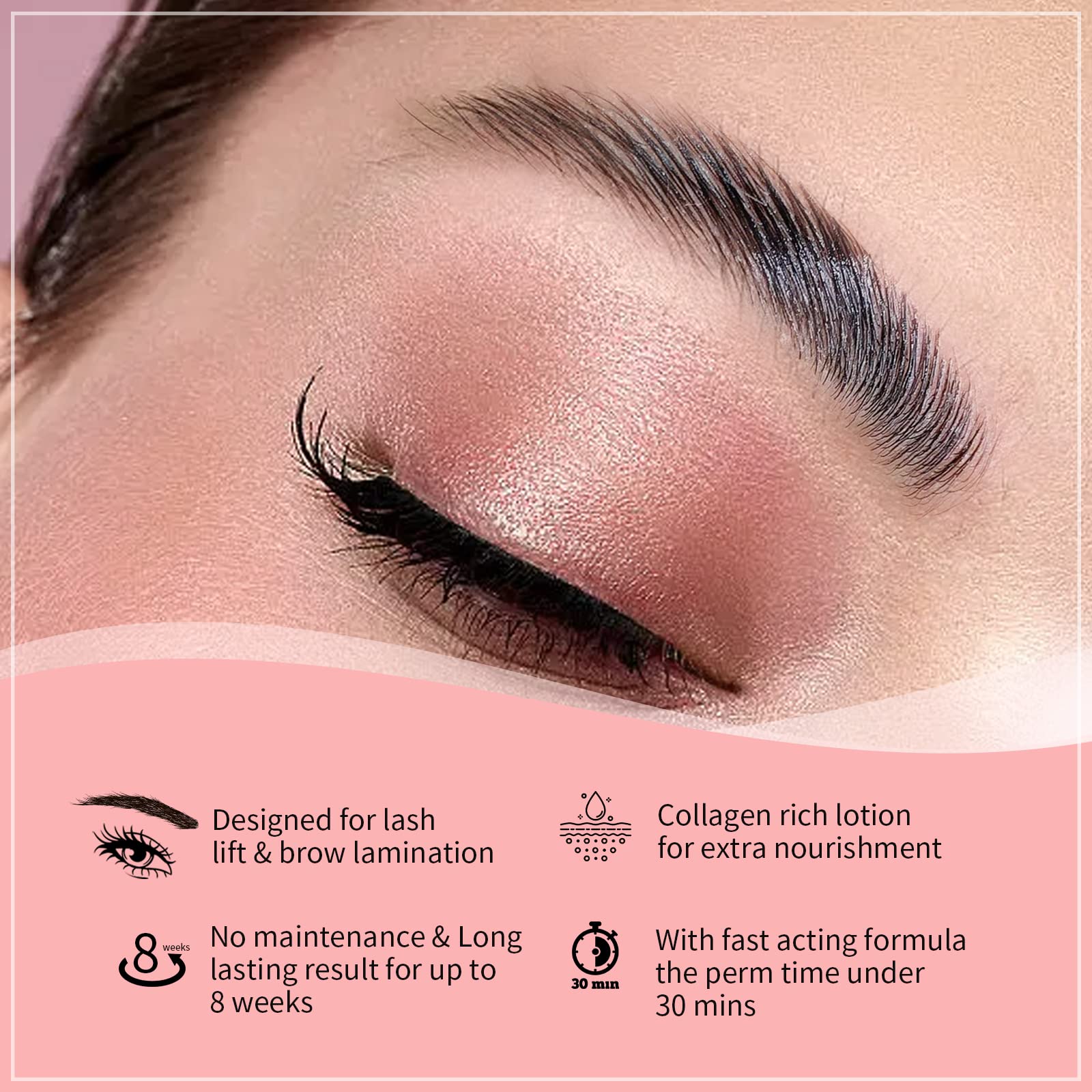 ICONSIGN Brow Lamination Kit – Professional Semi-Permanent Eyebrow Lift for Fuller Brows