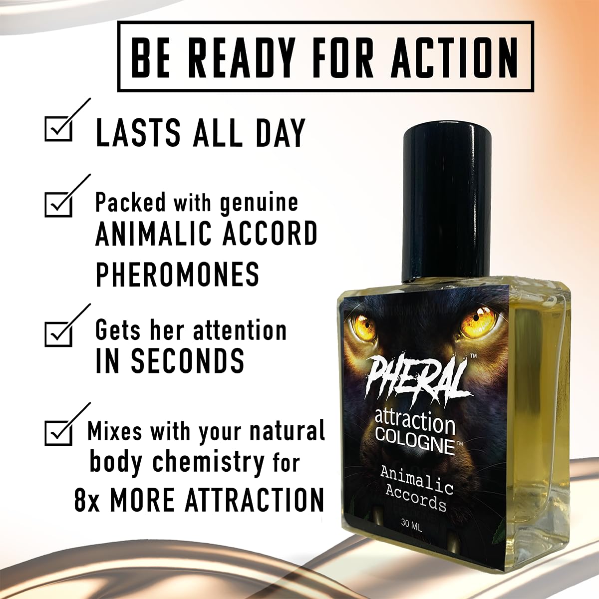 Ideal Male Labs Pheral Attraction Cologne | Pheromone Infused Men’s Cologne 30mL