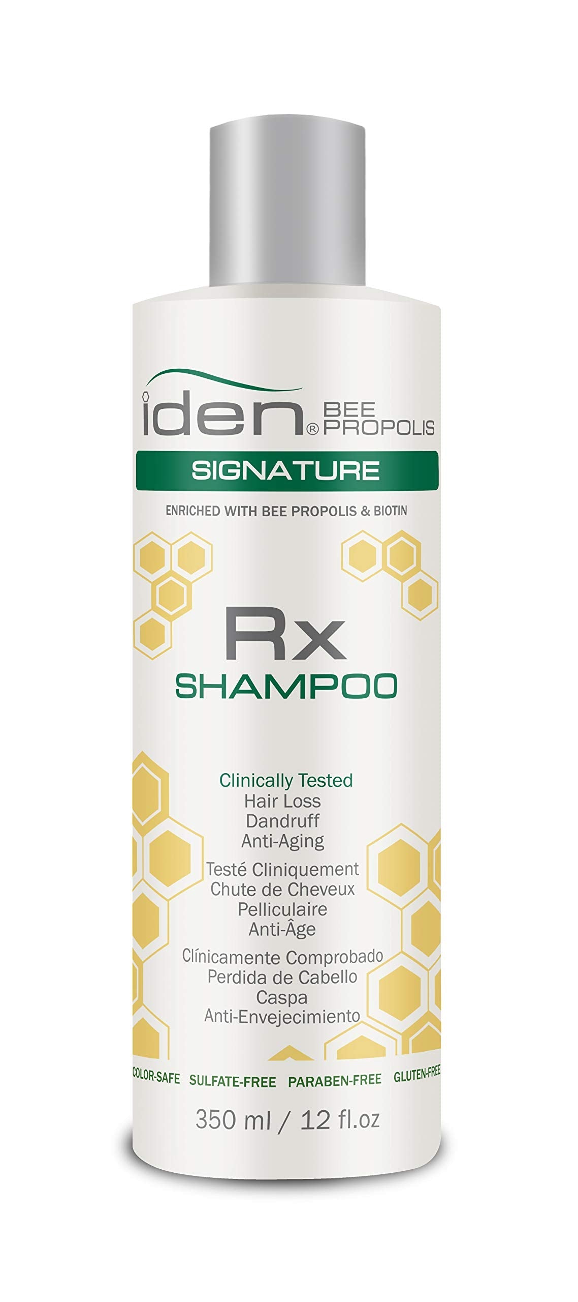 IDEN Bee Propolis Signature RX Shampoo – Healthy Hair with Saw Palmetto & Green Tea