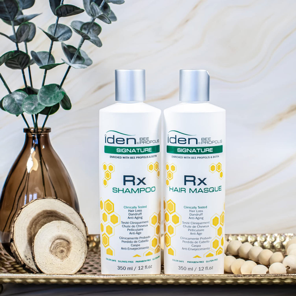IDEN Bee Propolis Signature RX Shampoo – Healthy Hair with Saw Palmetto & Green Tea