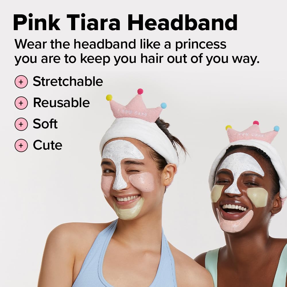 I DEW CARE Scoop Party Wash Off Mask Set – Hydration, Exfoliation & Soothing Trio + Headband