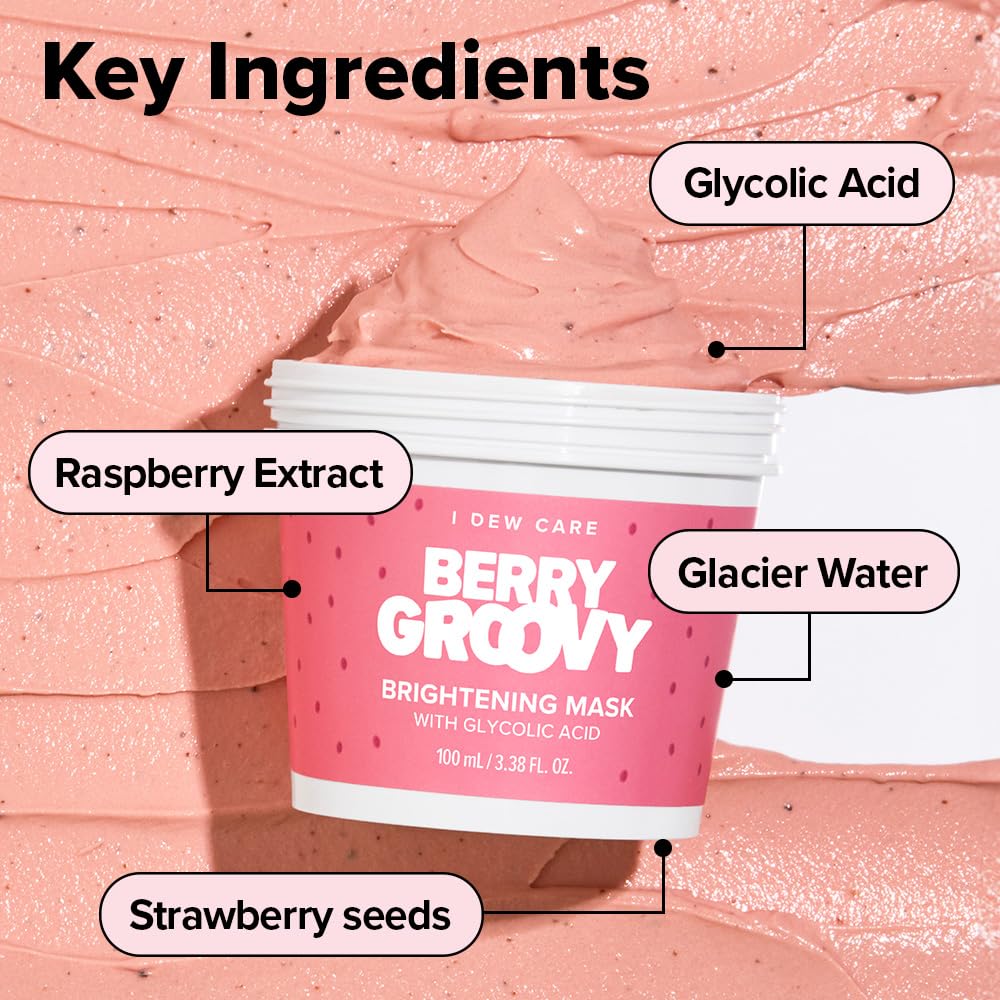 I DEW CARE Wash Off Mask Gift Set – Mini Scoops Trio (Cake My Day, Matcha Mood, Berry Groovy)