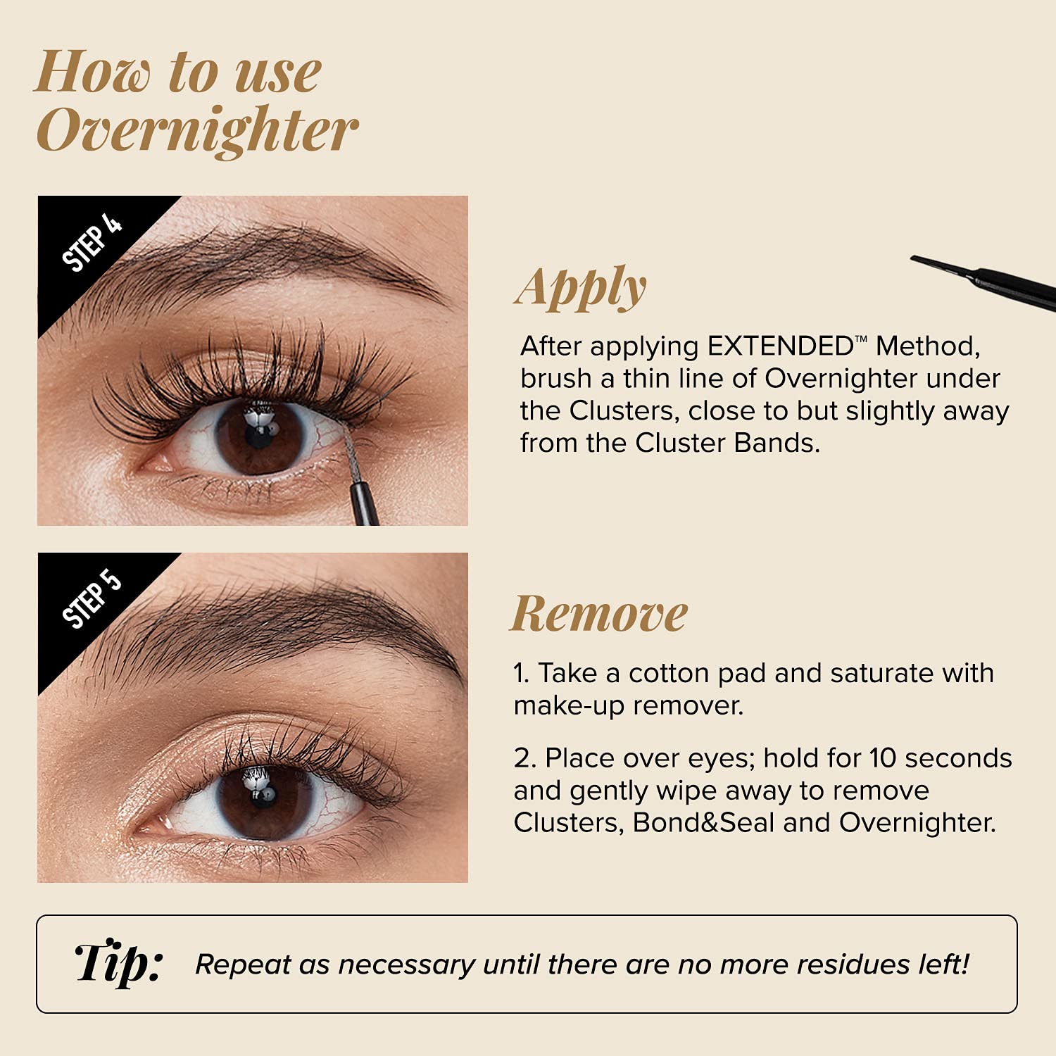 i•ENVY DIY Eyelash Extension Overnighter – Lasts 1–2 Weeks, Easy & Smudge-Proof
