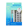i•ENVY Press&Go Waterproof Self-Adhesive Lashes — No Glue, 22 Reusable Clusters
