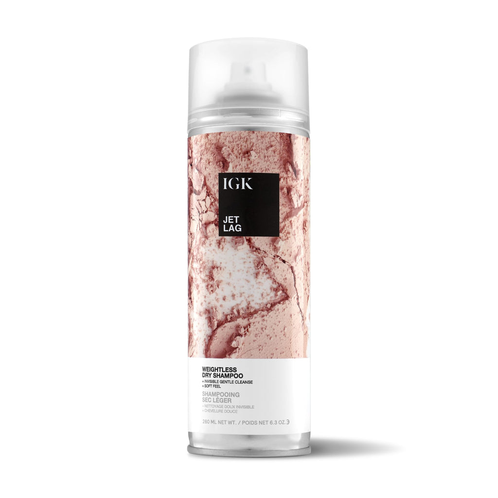 IGK Jet Lag Invisible Dry Shampoo – Weightless Refresh for Fine Hair | Vegan & Cruelty-Free | 6.3 Oz