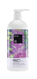 IGK Pay Day Instant Repair Shampoo Liter | Bond-Building & Damage Repair | Vegan & Cruelty-Free | 33.8 oz