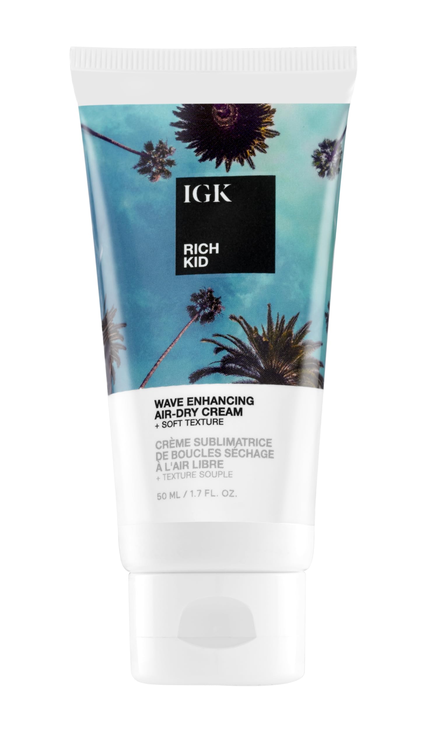 IGK Rich Kid Coconut Oil Gel Travel — Lightweight Hold for Air-Dried Curls