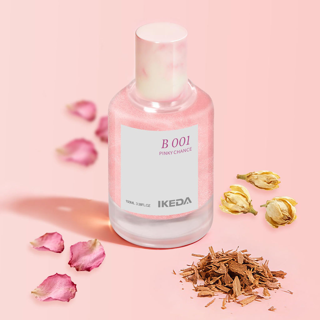 Ikeda style-life Ikeda Women's Eau de Parfum 100 ml – Long-Lasting Floral Fragrance with Rose, Jasmine & Sandalwood