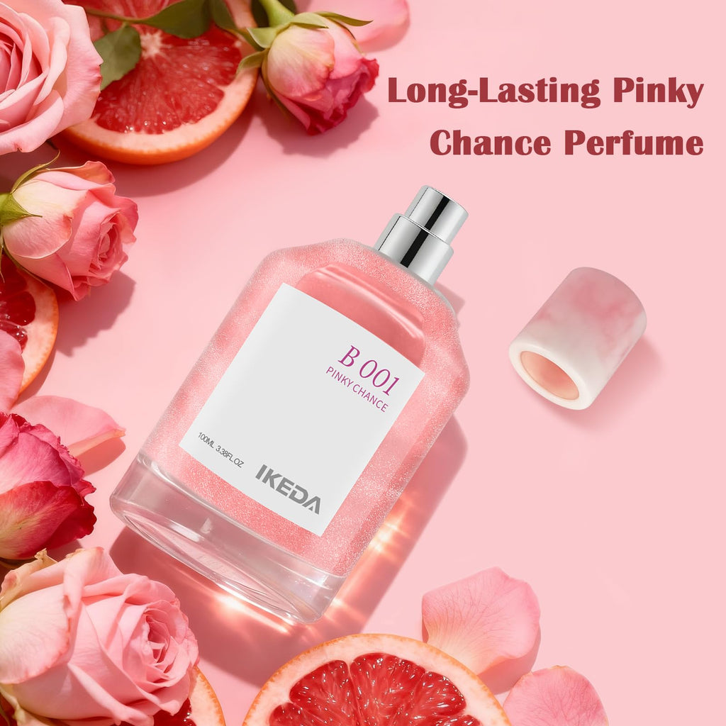 Ikeda style-life Ikeda Women's Eau de Parfum 100 ml – Long-Lasting Floral Fragrance with Rose, Jasmine & Sandalwood