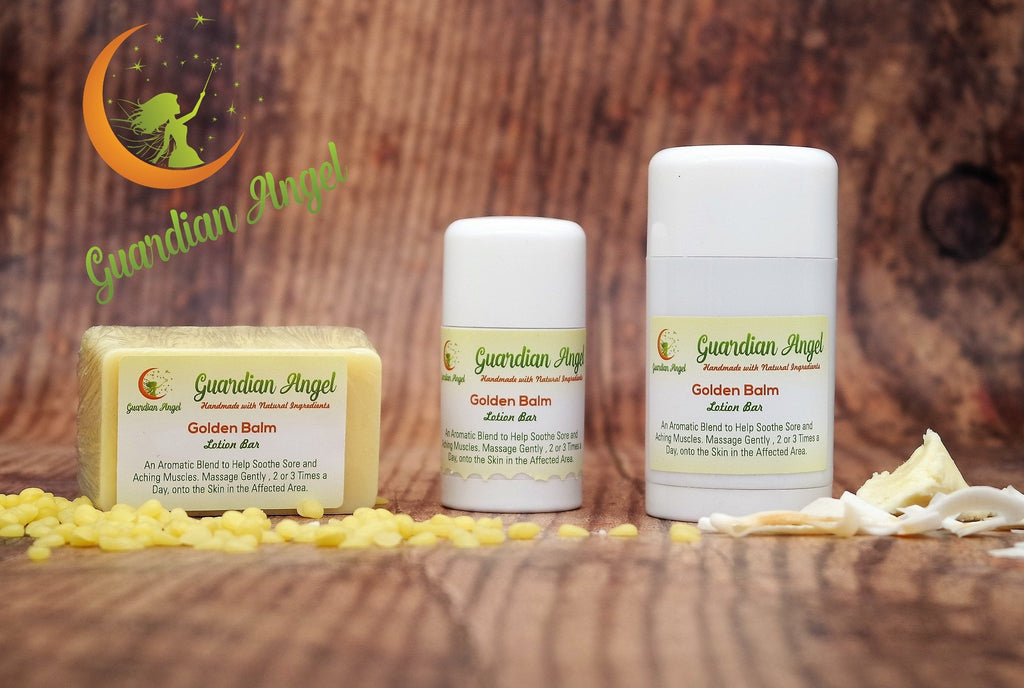 Golden Balm Pain Relief Bar-Colds and Fever, Head, Muscle and Joint Pain,