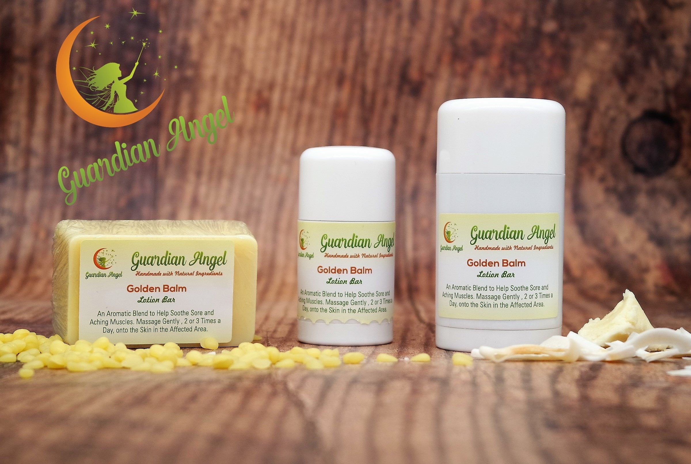 Golden Balm Pain Relief Bar-Colds and Fever, Head, Muscle and Joint Pain,