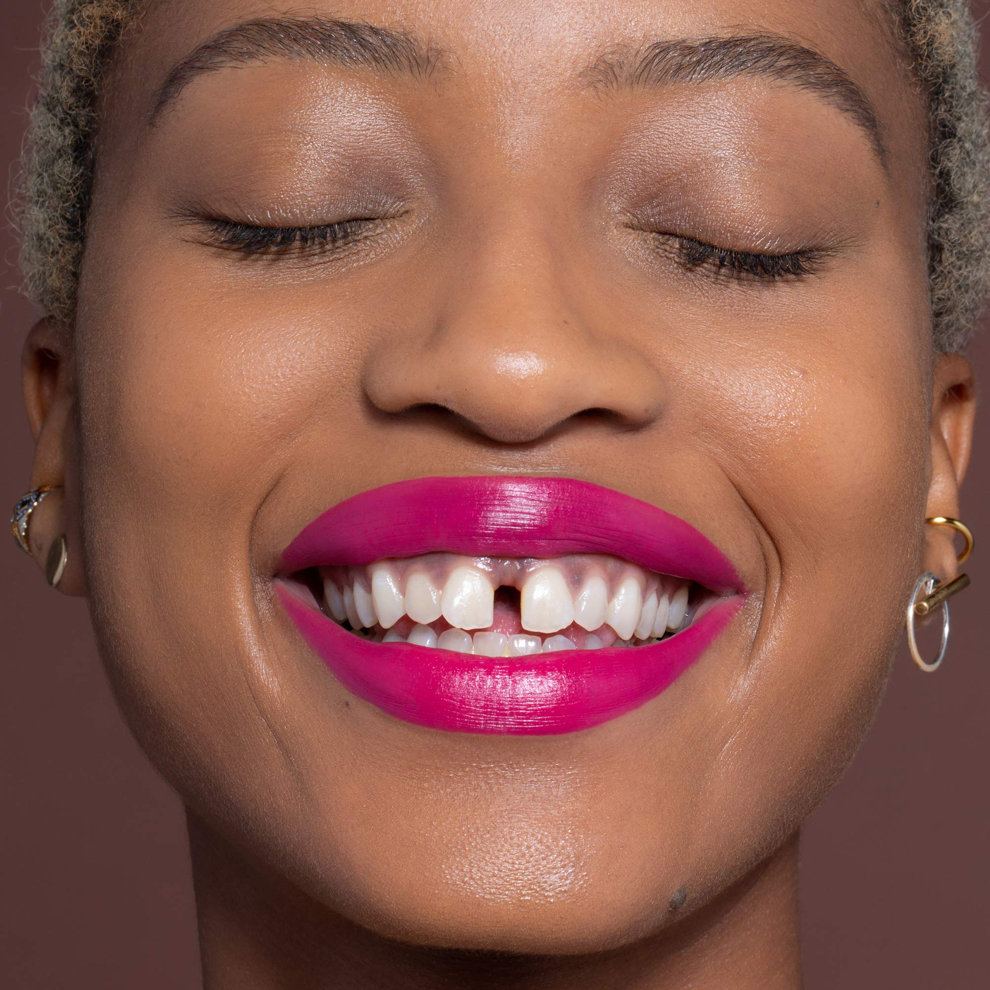 ILIA Color Block Lipstick Knockout — Bold Magenta, Non-Toxic, Vegan, Long-Lasting Hydration