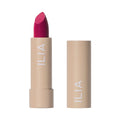 ILIA Color Block Lipstick Knockout — Bold Magenta, Non-Toxic, Vegan, Long-Lasting Hydration