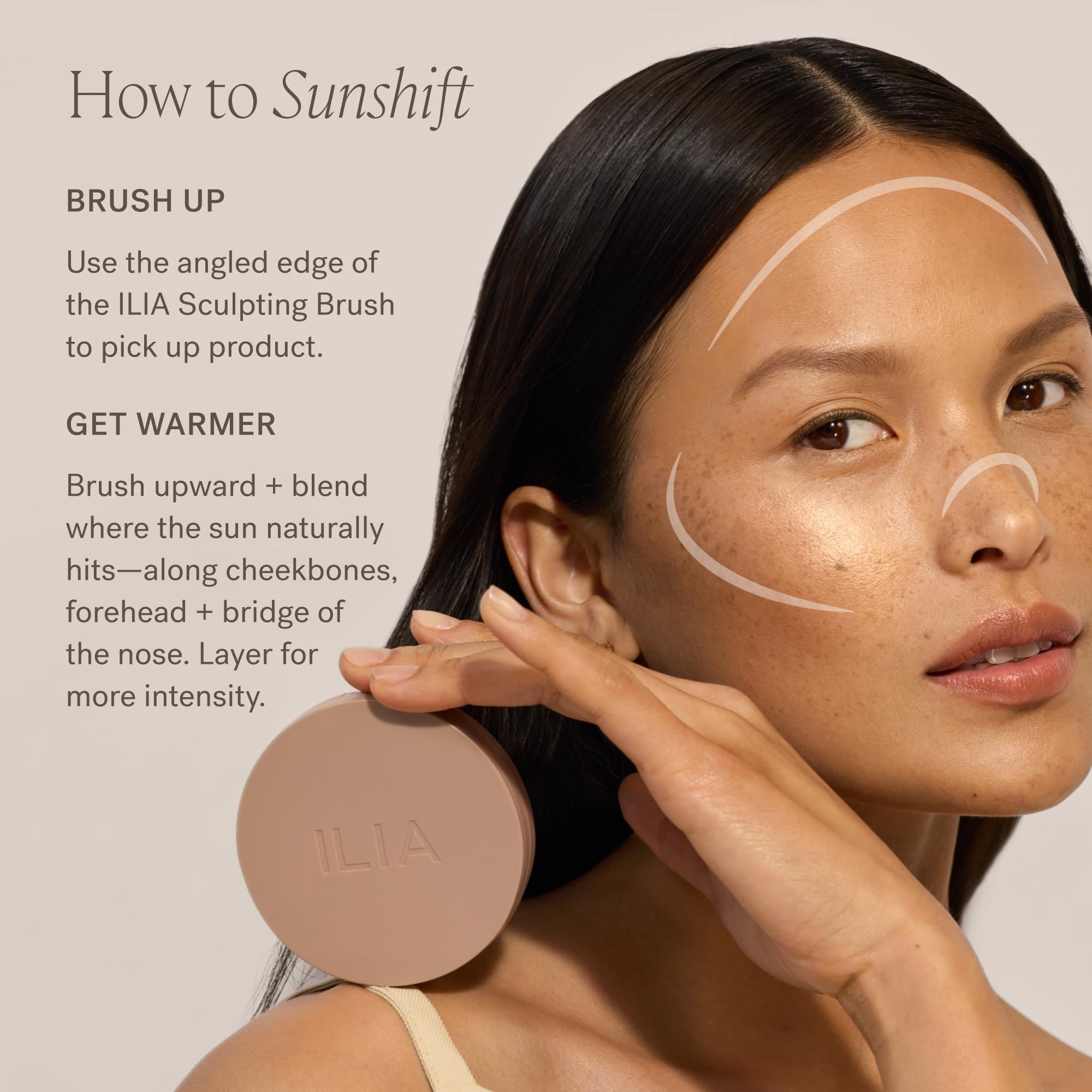 ILIA Sunshift Cream Bronzer Bask – Weightless, Non-Comedogenic, Vegan & Cruelty-Free (0.27 oz)