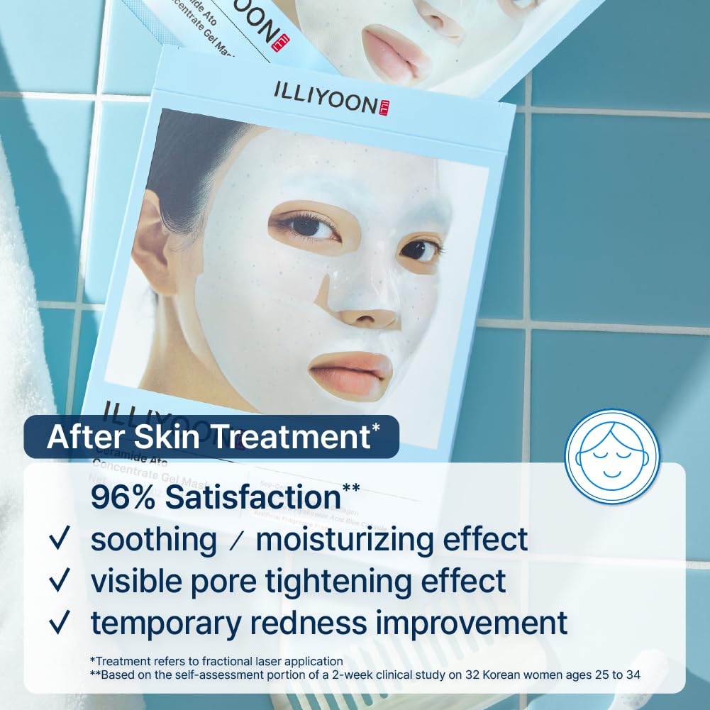 Illiyoon Ceramide Ato Concentrate Gel Mask – Hydrating Overnight Hydrogel with Ceramide, Collagen & Hyaluronic Acid