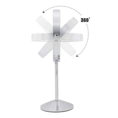 Illuminated Round Cosmetic Mirror Rechargeable Diameter 20cm