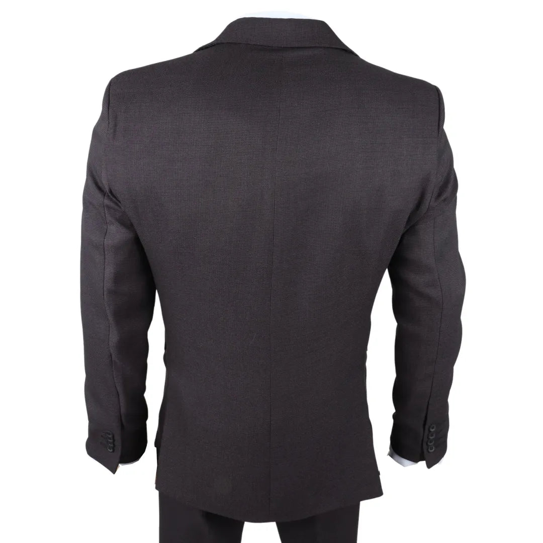 IM06 - Men's 3 Piece Charcoal Grey Classic Suit