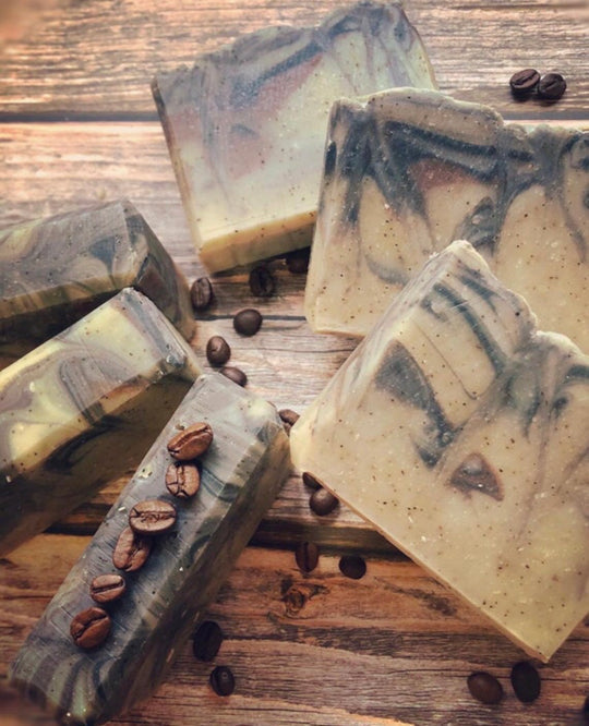 Spiced Coffee Exfoliation - Sweet & Spicy Soap Bar with Coffee, Ginger, Orange & Cinnamon