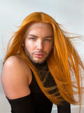 Light Auburn - 13"X6" Lace Front Human Hair Wig