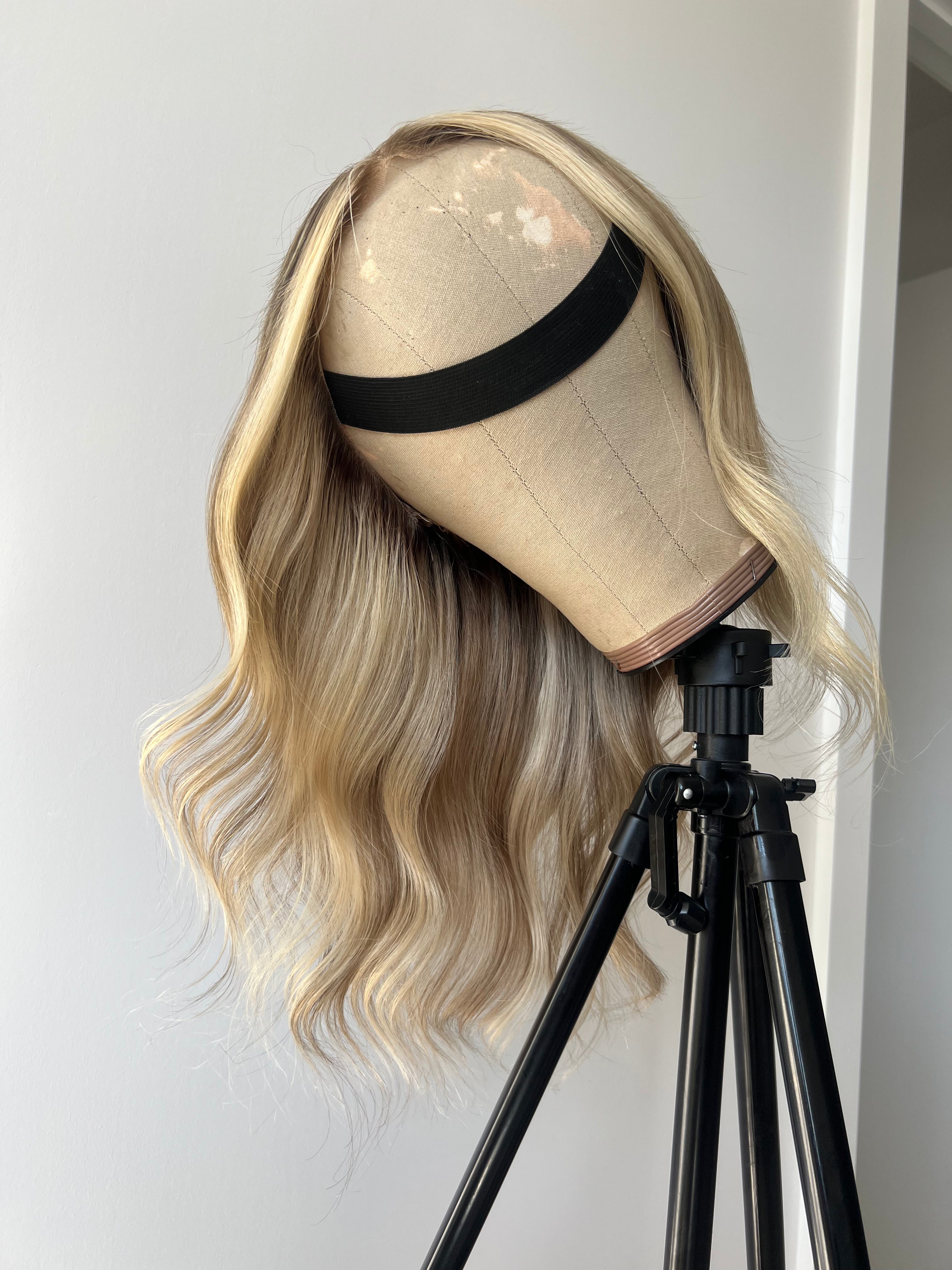 Rooted Bronde Mix - 13"X4" Lace Front Human Hair Wig