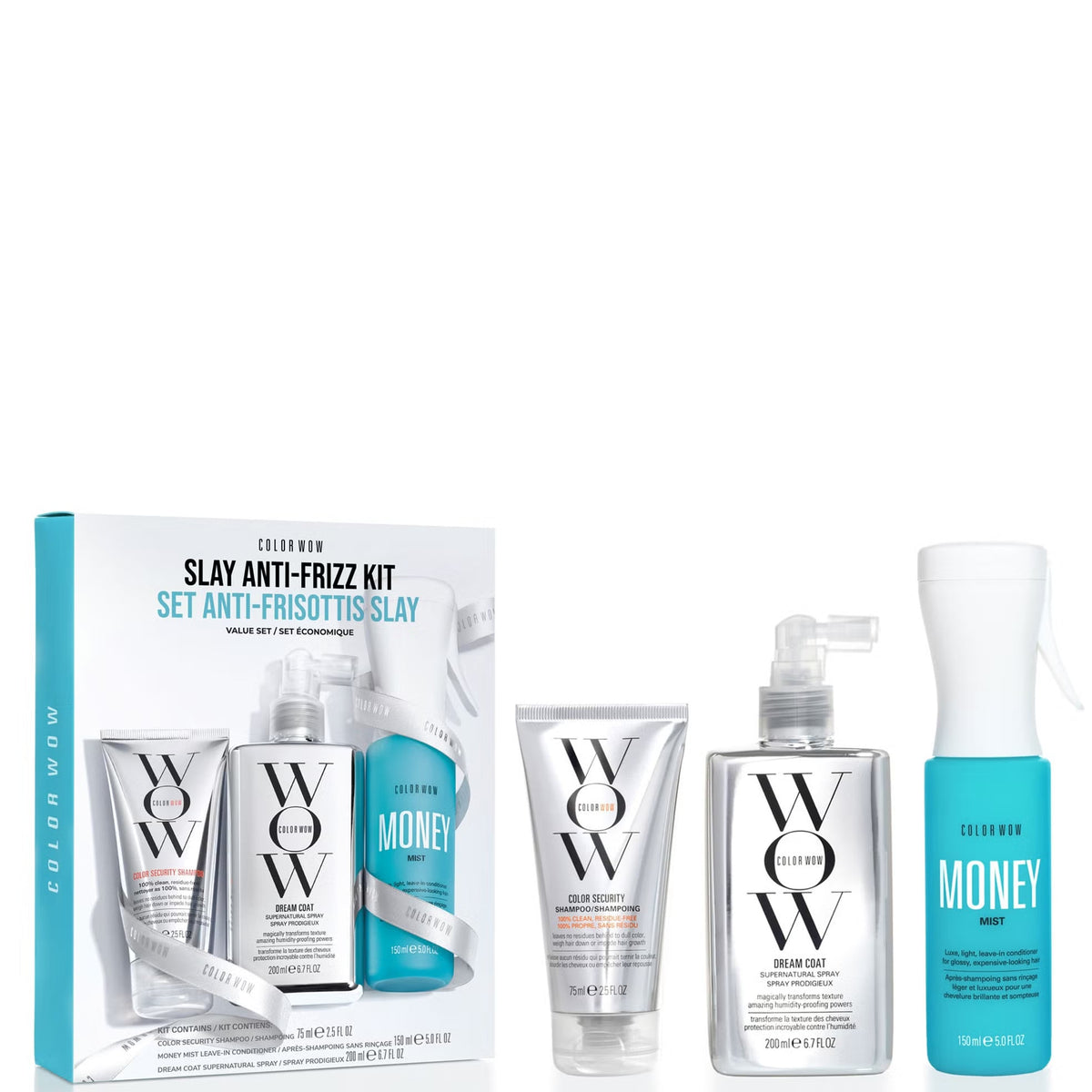 Color Wow Slay Anti-Frizz Kit (Worth £68)