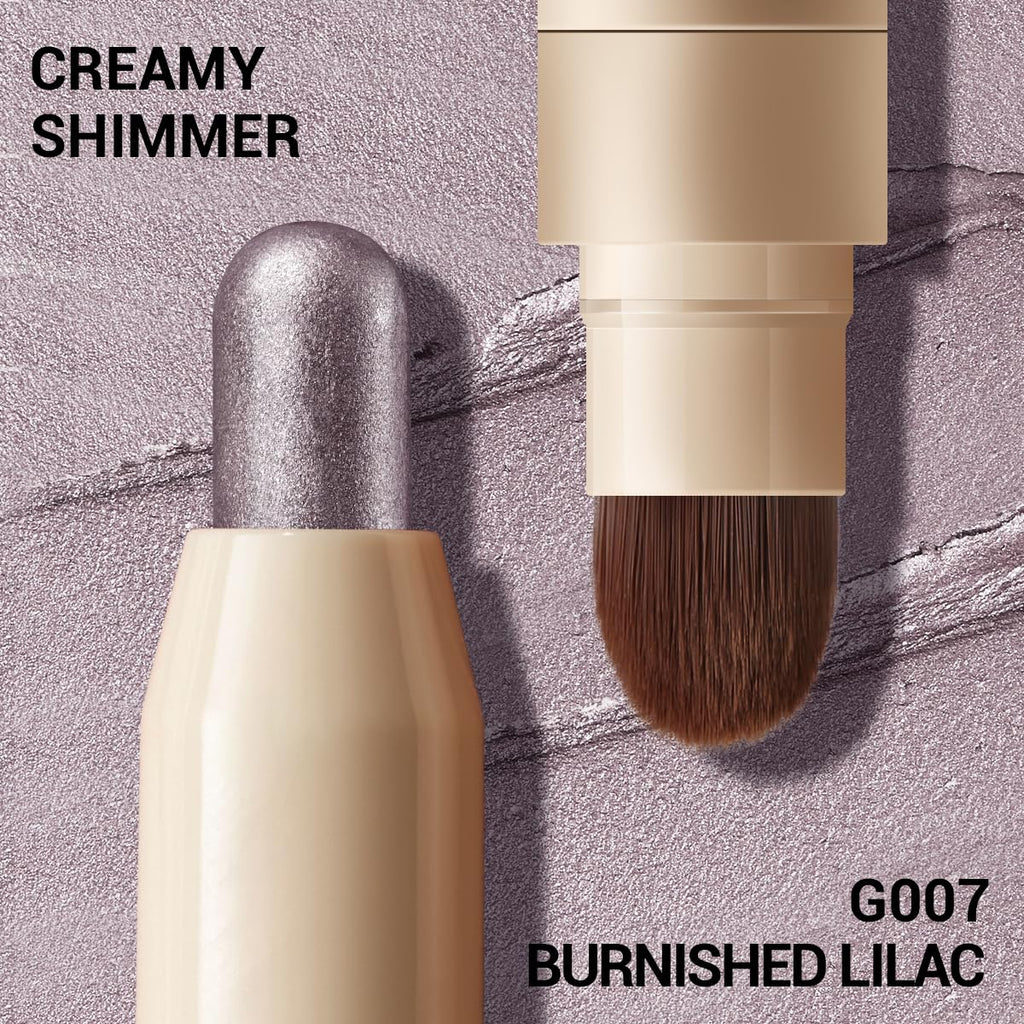 imakeupnow Cream Waterproof Eyeshadow Stick Set – 2pc with Small Cosmetic Bag | Shimmer Matte Finish