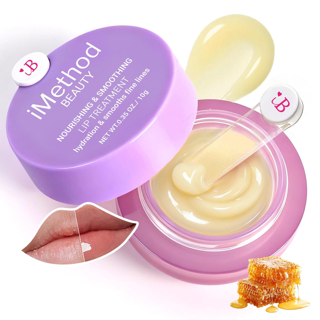 iMethod Lip Mask Overnight – 8-Hour Hydration with Hyaluronic Acid (Honey)