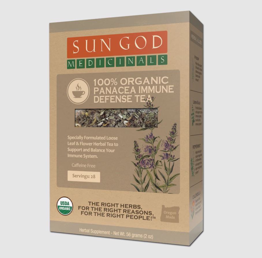 Organic IMMUNE DEFENSE Herbal Tea with 10 FREE Tea Bags