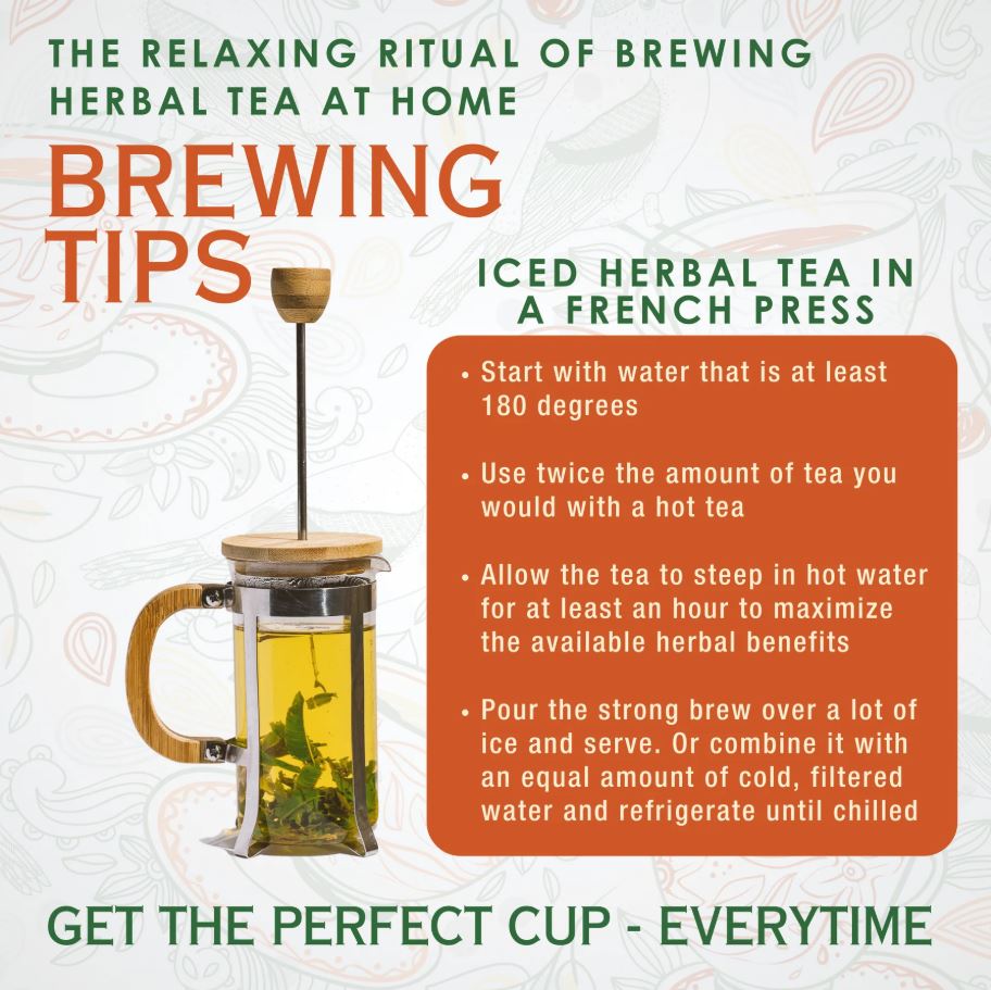 Organic MENTAL EASE Herbal Tea with 10 FREE Tea Bags