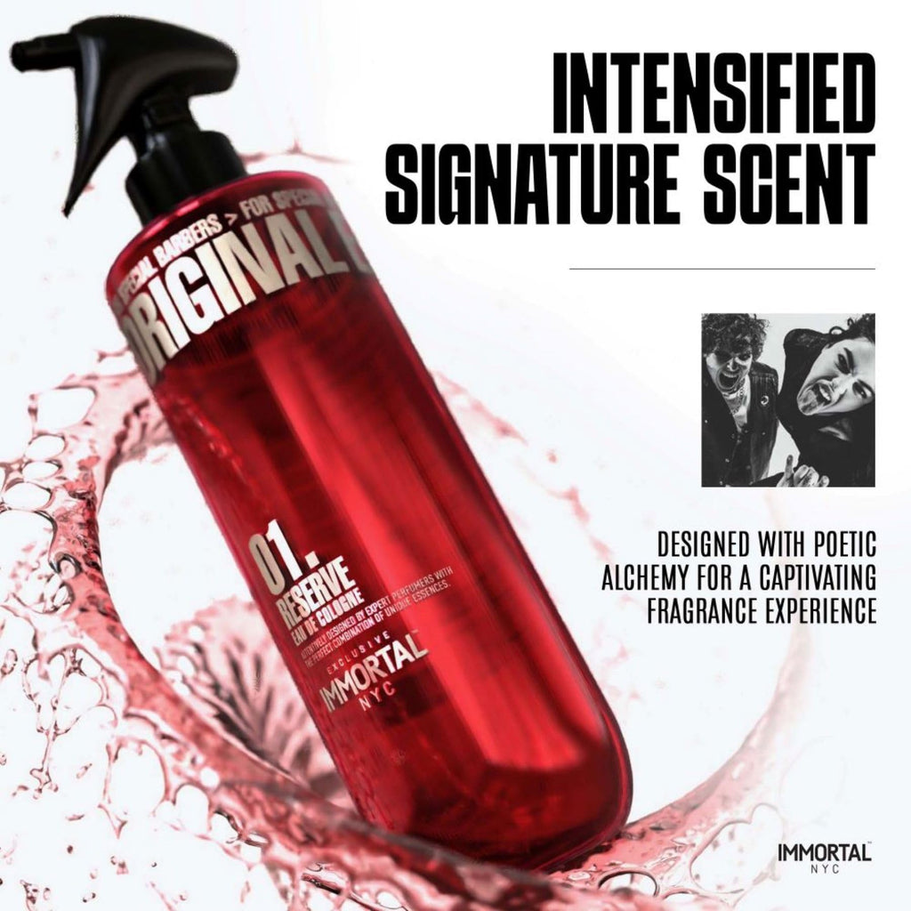 Immortal NYC Reserve 01 After Shave Spray – 17 oz, Signature Jasmine, Woodsy Amber