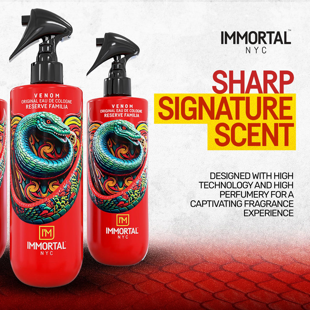 Immortal NYC Reserve Venom After Shave for Men – 17 oz, Moisturizing, Fruity Floral