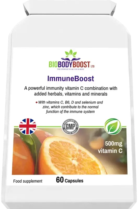 ImmuneBoost Vitamin C Complex | Immune Support Supplement UK