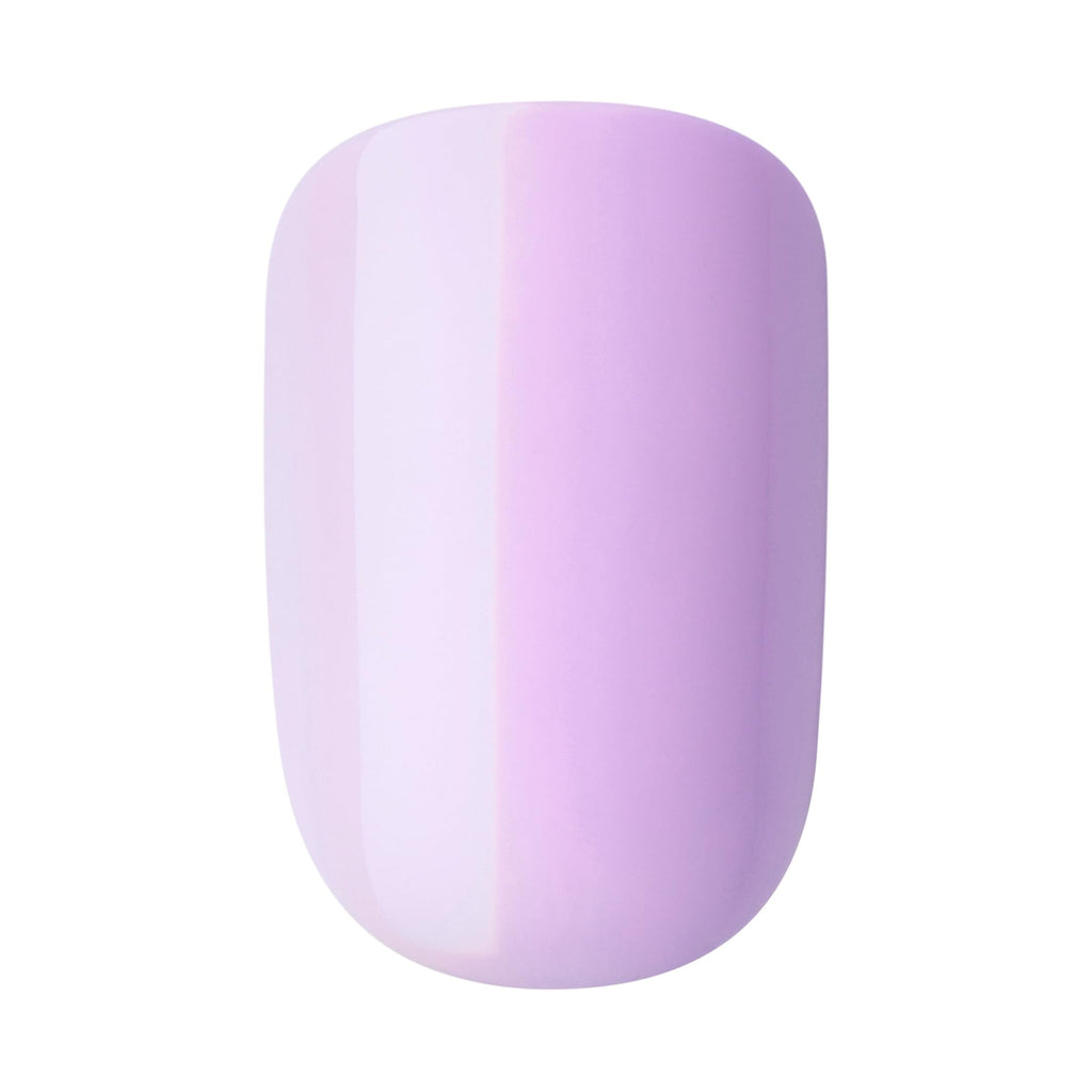 imPRESS Color Press-On Manicure Lavender – Short & Square, 30 Nails, No Dry Time, Chip Proof