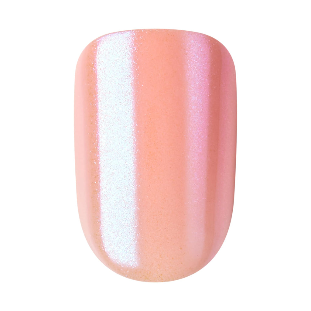 imPRESS Color FX Satellite No-Glue Press On Nails – Light Pink, Short Squoval, 30 Nails Kit