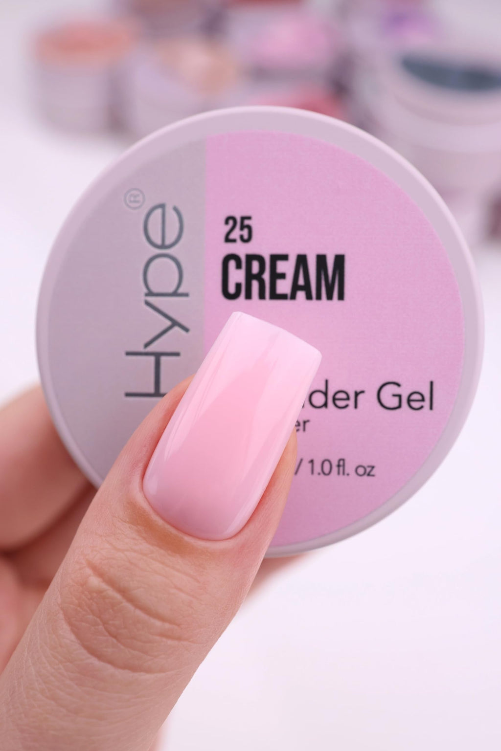 IN.HYPE UV/LED Camouflage Builder Gel Cream #25 – Nail Extensions, Overlays & Strengthening