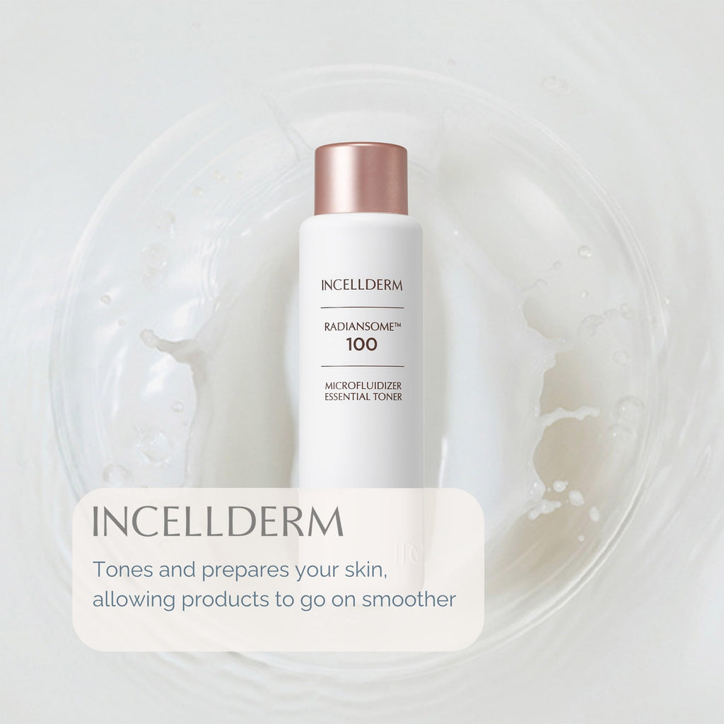 INCELLDERM Riman Radiansome Travel Kit – 5-Piece Hydrating Skincare Set for On-The-Go