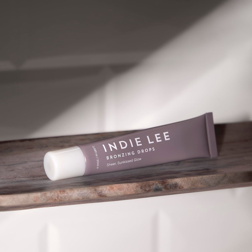Indie Lee Bronzing Drops | Hydrating Liquid Bronzer & Highlighter for Face & Body