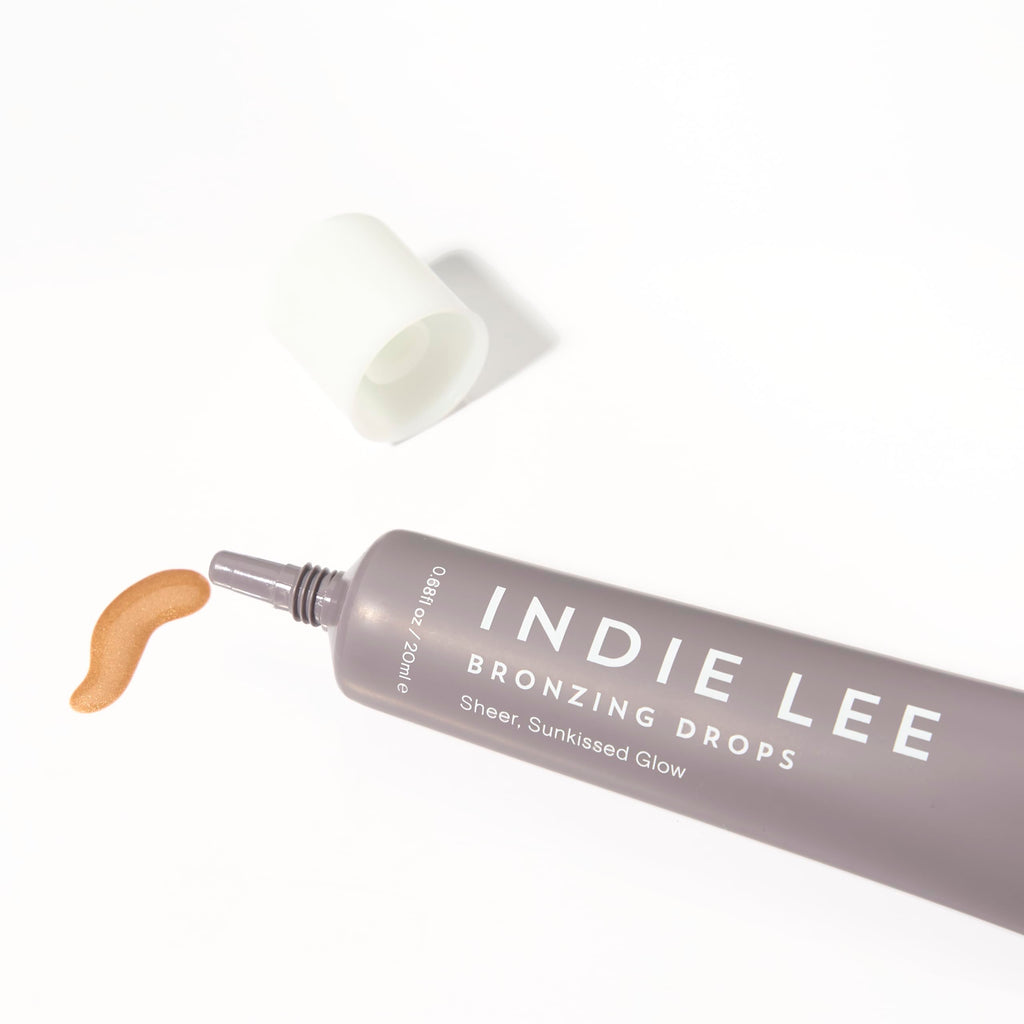 Indie Lee Bronzing Drops | Hydrating Liquid Bronzer & Highlighter for Face & Body