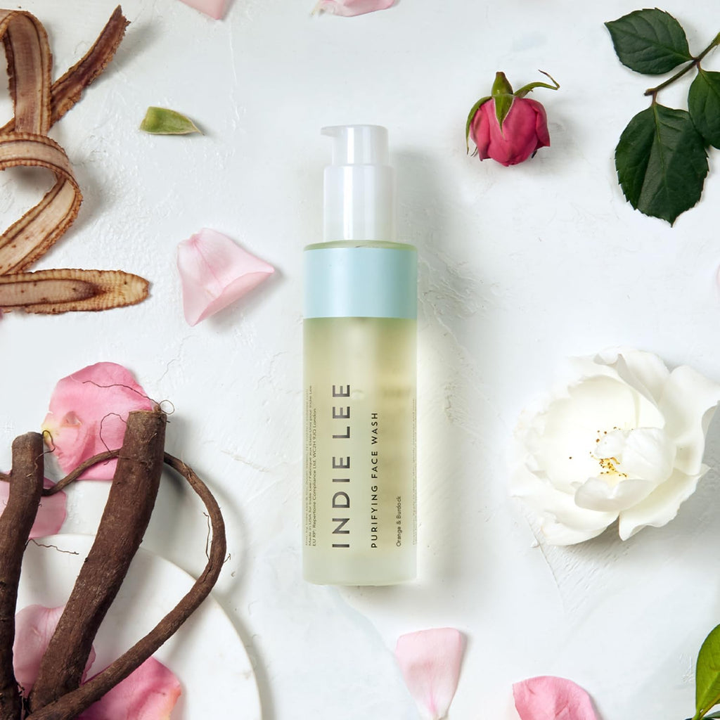 Indie Lee Purifying Face Wash – Daily Detox Foaming Cleanser for Radiant, Clear Skin (4 oz / 125 ml)