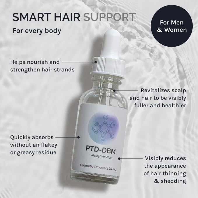 InfiniWell PTD-DBM Peptide Hair Serum — Fuller-Looking Hair & Scalp Renewal (25 ml)