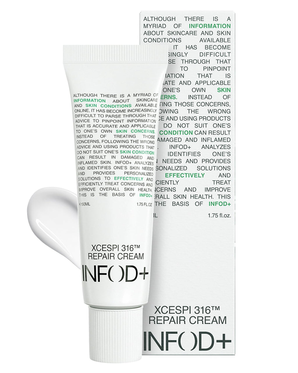 INFODPLUS Korean Skin Care Sensitive Face Cream – Lightweight Ceramides & Panthenol Moisturizer (50ml)
