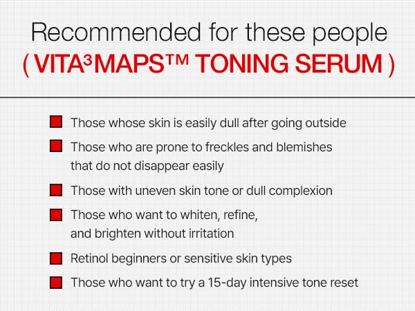INFODPLUS VITA³MAPS 53 Toning Serum – Niacinamide & Sea Buckthorn | Brightening & Even Tone Night Serum