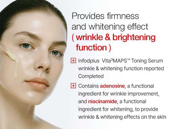 INFODPLUS VITA³MAPS 53 Toning Serum – Niacinamide & Sea Buckthorn | Brightening & Even Tone Night Serum