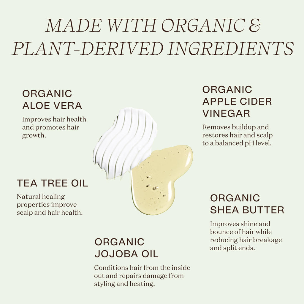 Ingreendients Vegan Shampoo & Conditioner – Non-Toxic, Color Safe, pH Balanced
