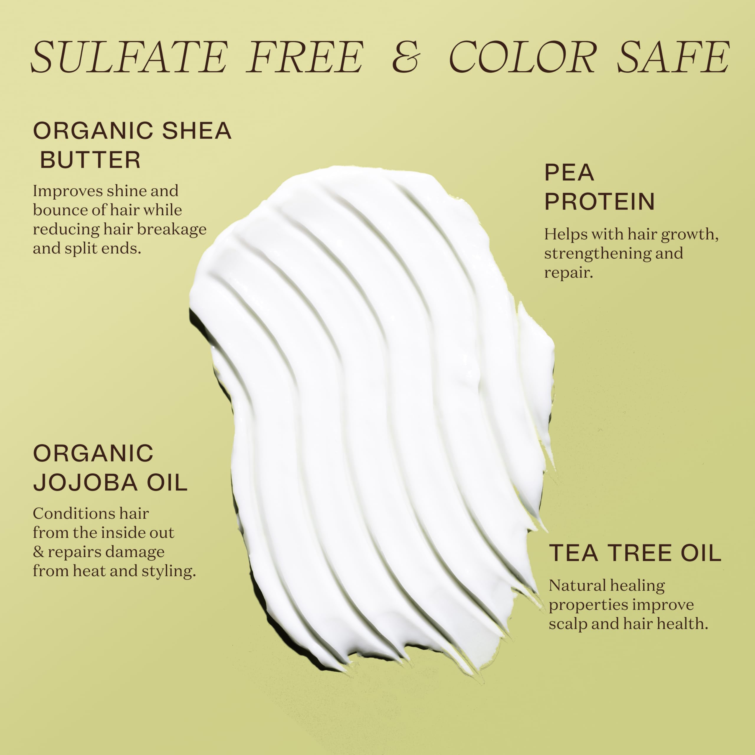Ingreendients Tea Tree Hair Conditioner – Organic, Sulfate-Free, Color-Safe