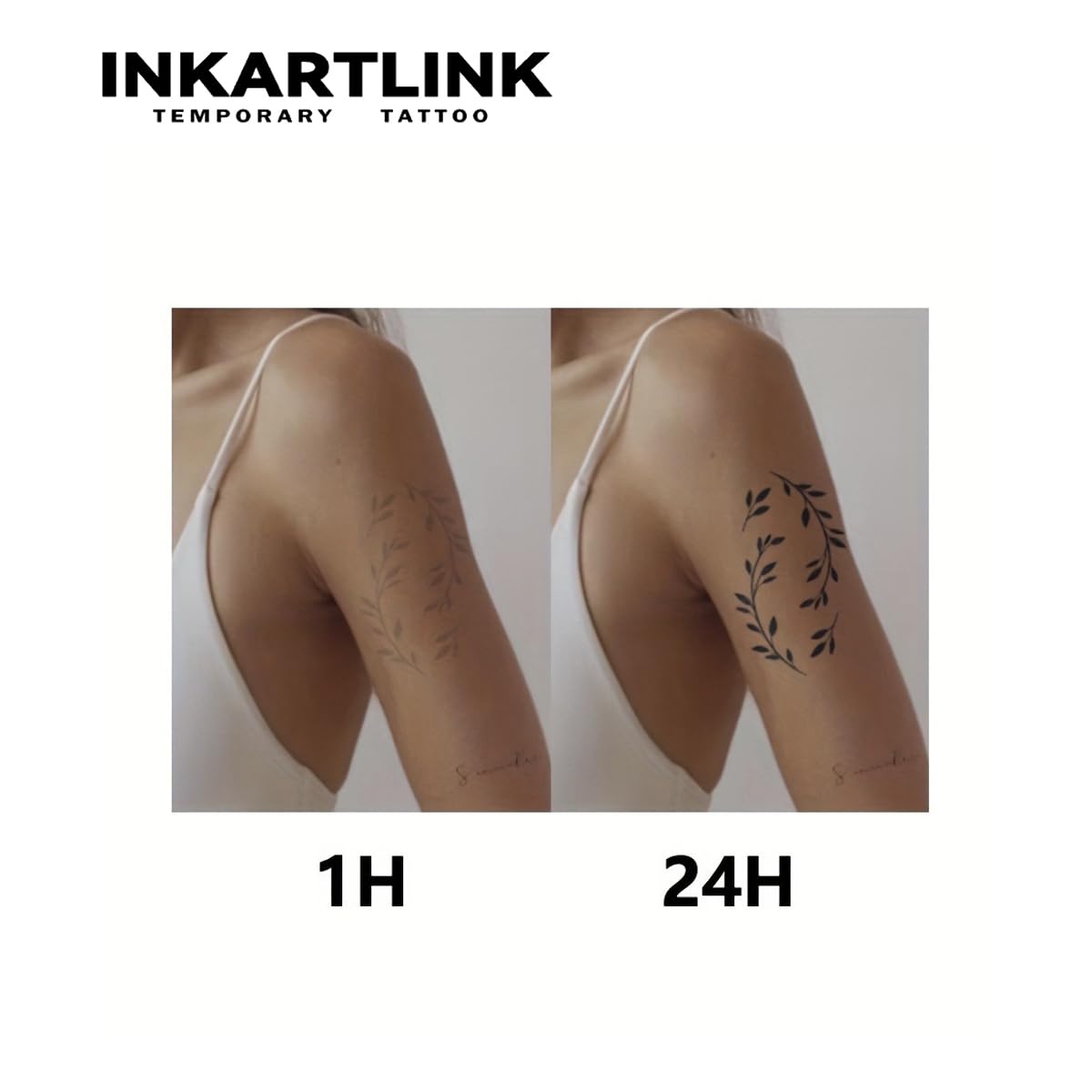 INKARTLINK Star Moon Cat Semi-Permanent Tattoos – Realistic, Waterproof, 7–14 Days