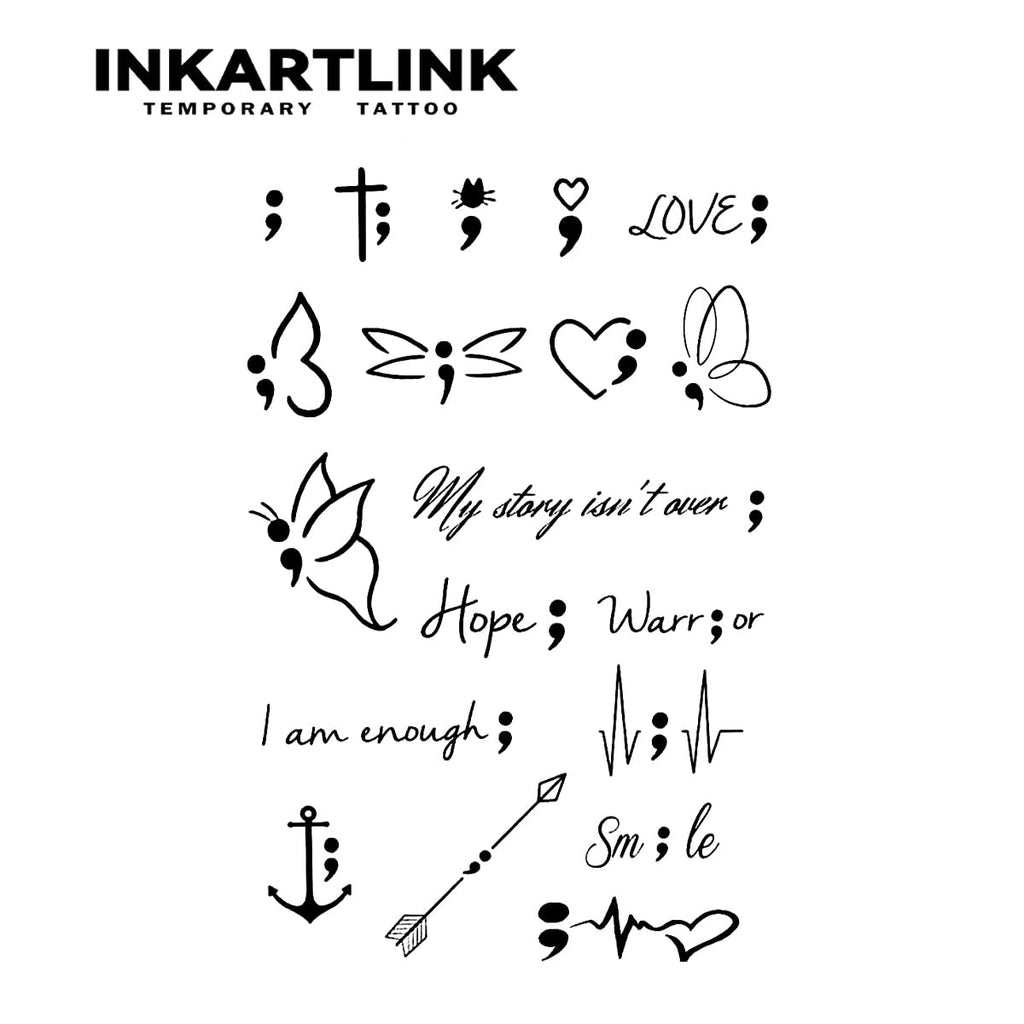 INKARTLINK Tattoo Tech – Realistic Semi-Permanent Tattoos (2 Sheets) – 1-2 Weeks, Waterproof