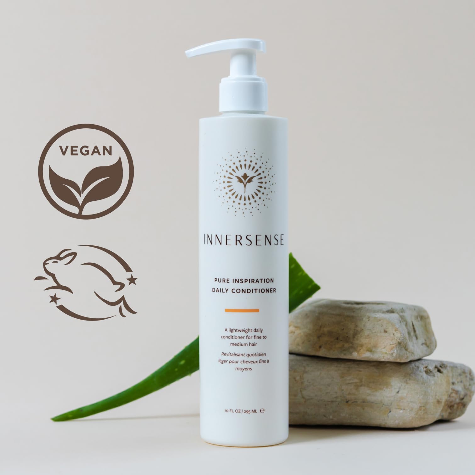 INNERSENSE Organic Daily Conditioner | Lightweight Hydration for Fine Hair | 2 Pack, 2 fl oz