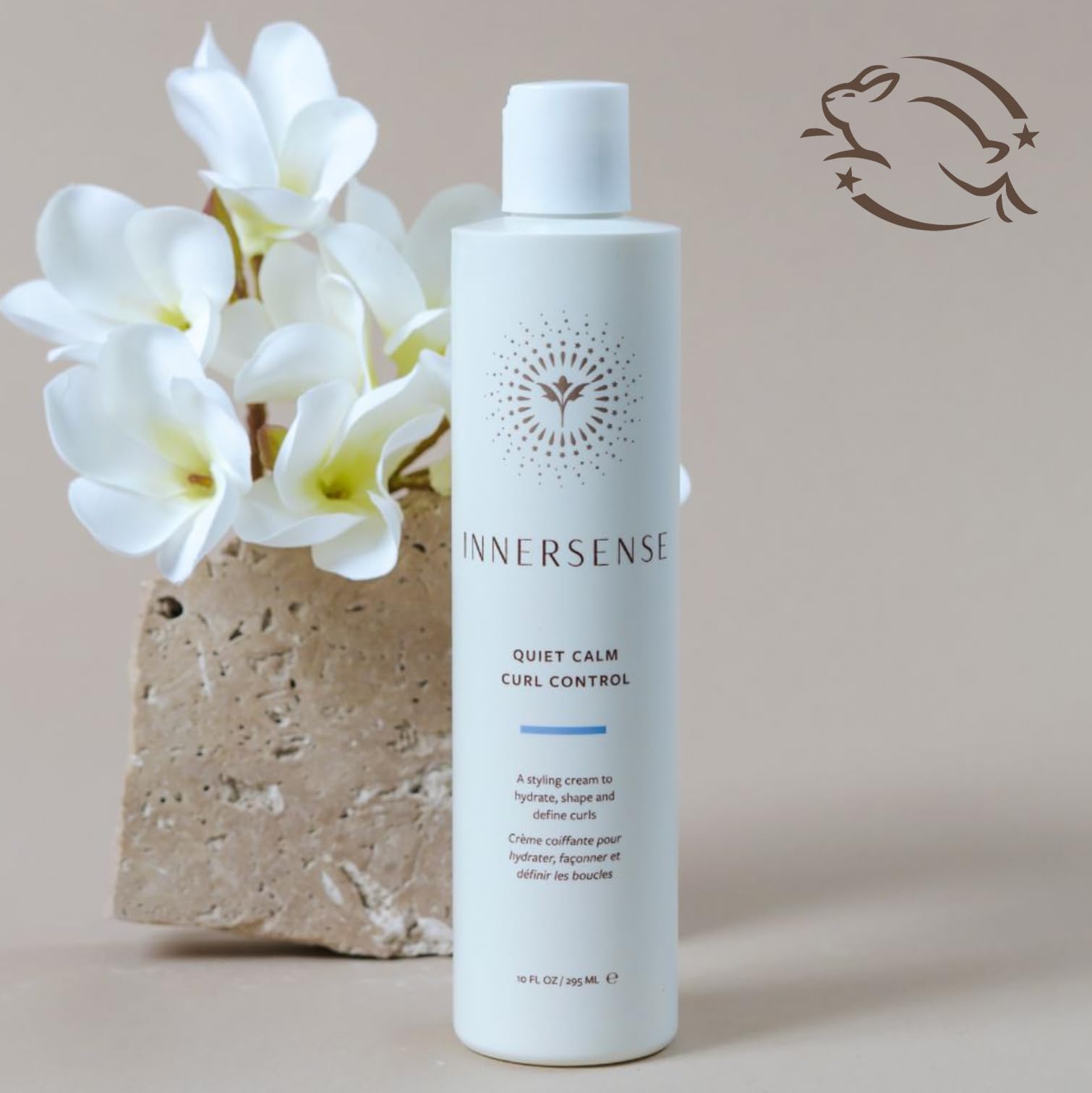 INNERSENSE Organic Beauty - Natural Quiet Calm Curl Control | Non-Toxic, Cruelty-Free Hair Styling Cream (32 fl oz)